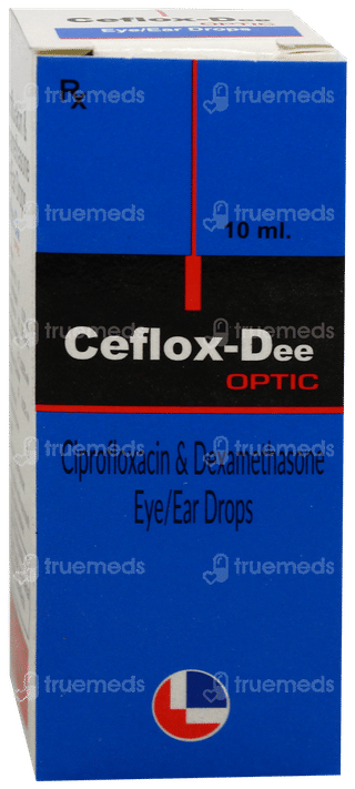 Ceflox Dee Optic Eye/Ear Drops 10Ml